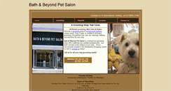 Desktop Screenshot of bathandbeyondpetsalon.com